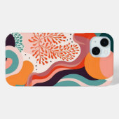 Boho Abstract Minimalist Shape Colorful Case-Mate iPhone Case (Achterkant (horizontaal))