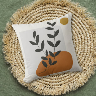 Boho Abstract Minimalistisch Herfst thema kussen