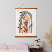 Boho Abstract minimalistisch Plant Hangend Wandkleed (Slaapkamer)