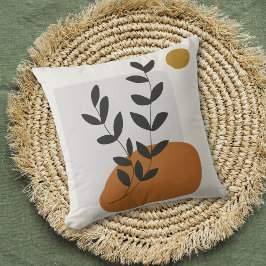 Boho abstract minimalistische herfst thema kussen 