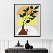 Boho Abstract muurkunstdoek Canvas Afdruk