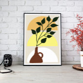 Boho Abstract muurkunstdoek Canvas Afdruk