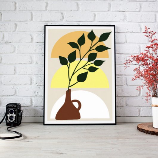 Boho Abstract muurkunstdoek Canvas Afdruk