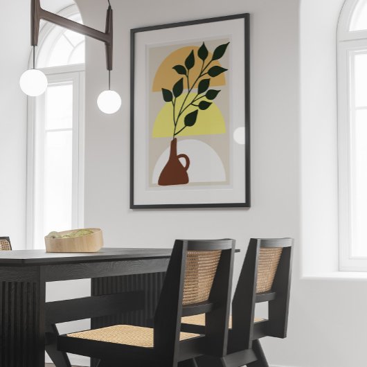 Boho Abstract muurkunstdoek Canvas Afdruk