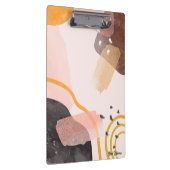 Boho Abstract Patroon Aangepaste naam Klembord (Rechts)