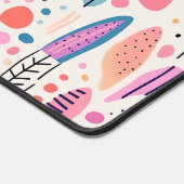 BOHO Abstract Patroon Pastelpastel Botanisch Bureaumat (Hoek)