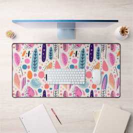 BOHO Abstract Patroon Pastelpastel Botanisch Bureaumat