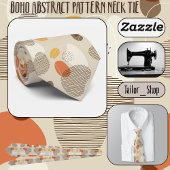 Boho Abstract Patroon Stropdas