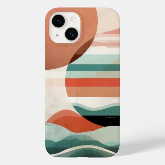 Boho Abstract Pattern Case-Mate iPhone Case (Achterkant)