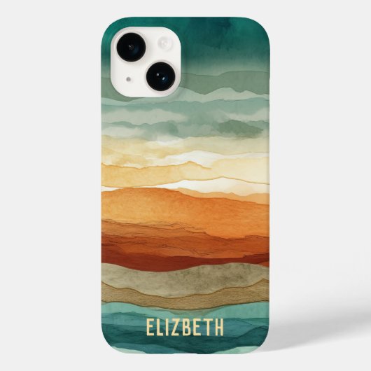 Boho Abstract Pattern Case-Mate iPhone Case (Achterkant)