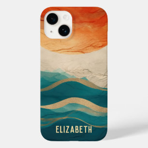 Boho Abstract Pattern Case-Mate iPhone 14 Hoesje