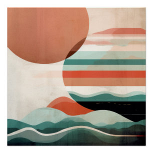 Boho Abstract Perfect Poster