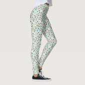 Boho Abstract Polka Dot Pattern Leggings (Rechts)