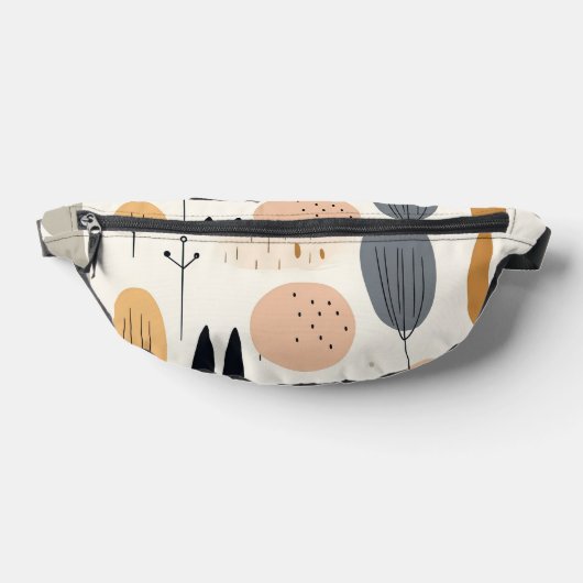 Boho Abstract Retro Populair Collectie Heuptasje (Liggend)