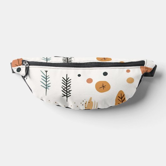 Boho Abstract Retro Trendy Collectie Heuptasje (Liggend)