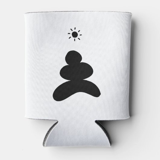 Boho abstract Stone and Sun Blikjeskoeler (Voorkant)