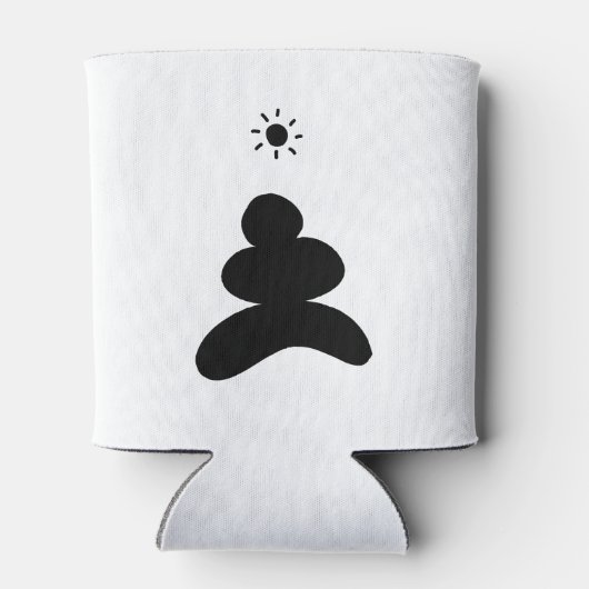 Boho abstract Stone and Sun Blikjeskoeler (Achterkant)