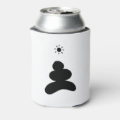 Boho abstract Stone and Sun Blikjeskoeler (Blikje Achterkant)