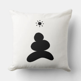 Boho abstract Stone and Sun Kussen