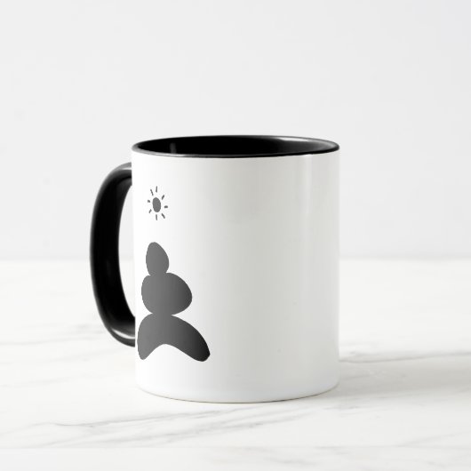 Boho abstract Stone and Sun Mok (Voorkant links)