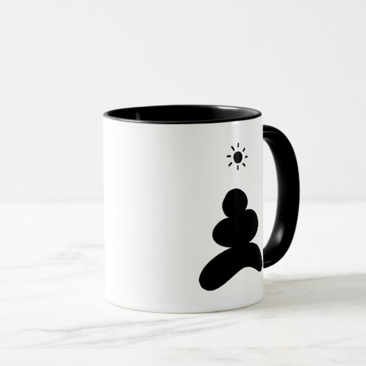 Boho abstract Stone and Sun Mok (Voorkant rechts)