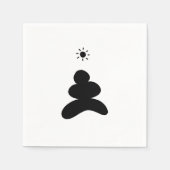 Boho abstract Stone and Sun Servet (Voorkant)