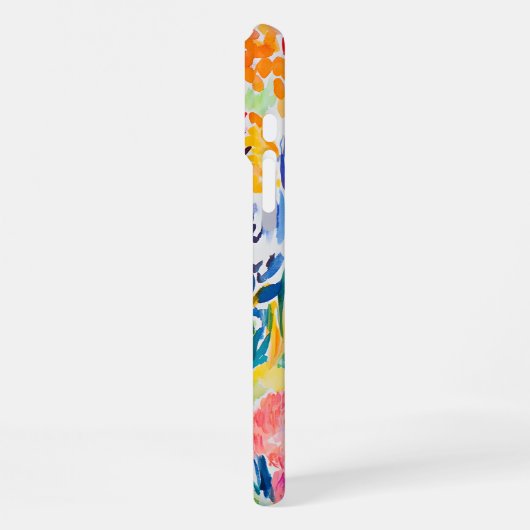 Boho Abstract Wildflower Garden iPhone Hoesje (Linkerkant)