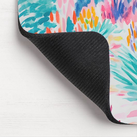 Boho Abstract Wildflower Garden Muismat (Hoek)