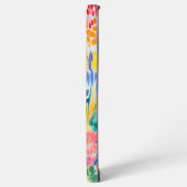 Boho Abstract Wildflower Garden Samsung Galaxy Hoesje (Linkerkant)