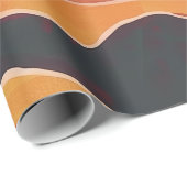 Boho Abstract woestijnlandschap met minimalistisch Cadeaupapier (Rol Hoek)
