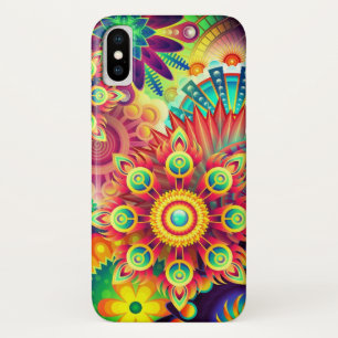 Boho abstracte bloem Case-Mate iPhone case