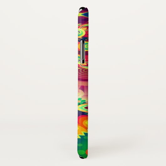 Boho abstracte bloem Case-Mate iPhone case (Achterkant / rechts)