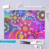 Boho abstracte bloem tissuepapier (Craft)