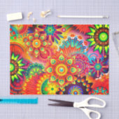 Boho abstracte bloem tissuepapier (Craft)