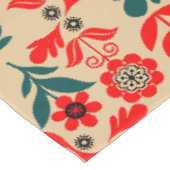 Boho Abstracte Bloemkunst Tafelkleed (Gekanteld)