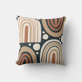 Boho Abstracte bogen en lijnen Sierkussen