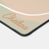 Boho Abstracte esthetische aangepaste naam bureau Bureaumat (Hoek)