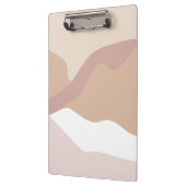 Boho Abstracte Moderne Succulent Klembord (Links)