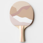 Boho Abstracte Moderne Succulent Tafeltennisbatje (Achterkant)