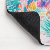 Boho Abstracte Tuin met Wilde Bloemen Muismat (Hoek)