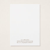 Boho Abstracte Vormen Aardse Oorbel Display Kaart (Achterkant)