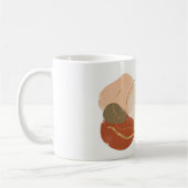 Boho Abstracte Vormen Koffiemok (Links)