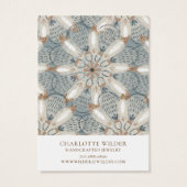 Boho Abstracte Vormen Oorbel Display Kaart (Achterkant)