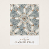 Boho Abstracte Vormen Oorbel Display Kaart (Voorkant)