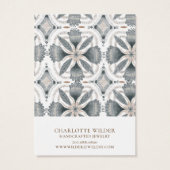 Boho Abstracte Vormen Oorbel Display Kaart (Achterkant)