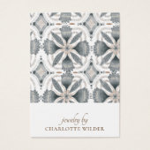 Boho Abstracte Vormen Oorbel Display Kaart (Voorkant)