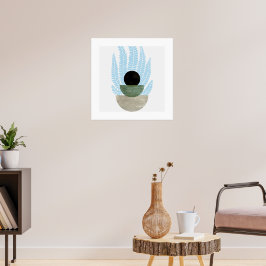 Boho Abstracte vormen Poster