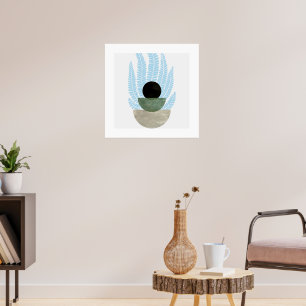 Boho Abstracte vormen Poster
