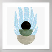 Boho Abstracte vormen Poster (Voorkant)