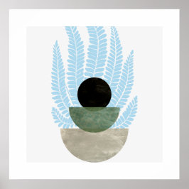 Boho Abstracte vormen Poster